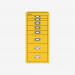 Bisley 8 Drawer Multidrawer Yellow 8 Drawer