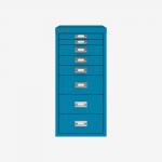 Bisley 8 Drawer Multidrawer Azure 8 Drawer