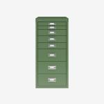 Bisley 8 Drawer Multidrawer Olive Green 8 Drawer