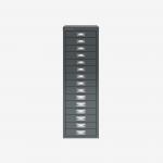 Bisley 15 Drawer Filing Cabinet Anthracite Grey 15 Drawer