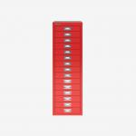 Bisley 15 Drawer Filing Cabinet Cardinal Red 15 Drawer