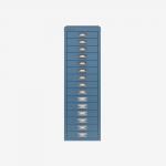 Bisley 15 Drawer Filing Cabinet Bisley Blue 15 Drawer