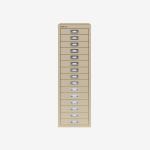 Bisley 15 Drawer Filing Cabinet Natural Canvas 15 Drawer