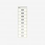 Bisley 39 Series MultiDrawer Chalk 9 Drawer