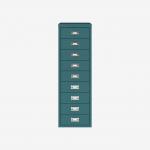 Bisley 39 Series MultiDrawer Doulton 9 Drawer