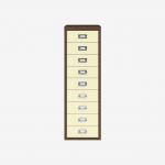 Bisley 39 Series MultiDrawer Coffee Cream 9 Drawer