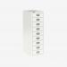 Bisley 39 Series MultiDrawer Traffic White 9 Drawer