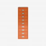 Bisley 39 Series MultiDrawer Bisley Orange 9 Drawer