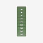 Bisley 39 Series MultiDrawer Olive Green 9 Drawer