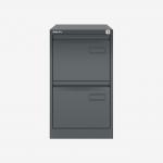 Bisley Volume Filer Anthracite Grey 2 Drawer