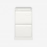 Bisley Volume Filer Traffic White 2 Drawer