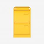 Bisley Volume Filer Yellow 2 Drawer