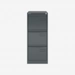 Bisley Volume Filer Anthracite Grey 3 Drawer