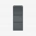 Bisley Volume Filer Anthracite Grey 3 Drawer