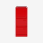 Bisley Volume Filer Cardinal Red 3 Drawer