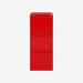 Bisley Volume Filer Cardinal Red 3 Drawer