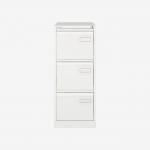 Bisley Volume Filer Traffic White 3 Drawer
