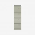 Bisley 4 Drawer Filing Cabinet A4 Goose Grey 4 Drawer