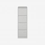 Bisley 4 Drawer Filing Cabinet A4 Light Grey 4 Drawer