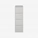 Bisley 4 Drawer Filing Cabinet A4 Light Grey 4 Drawer