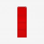 Bisley 4 Drawer Filing Cabinet A4 Cardinal Red 4 Drawer