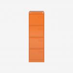 Bisley 4 Drawer Filing Cabinet A4 Bisley Orange 4 Drawer