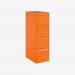 Bisley 4 Drawer Filing Cabinet A4 Bisley Orange 4 Drawer