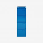 Bisley 4 Drawer Filing Cabinet A4 Azure 4 Drawer