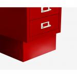 Bisley MultiDrawer Plinth Cardinal Red