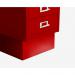 Bisley MultiDrawer Plinth Cardinal Red