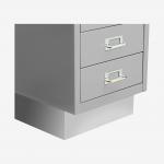 Bisley MultiDrawer Plinth Light Grey