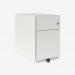 Bisley Note Pedestal Traffic White 2 Drawer