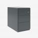 Bisley Note Pedestal Anthracite Grey 3 Drawer