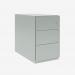 Bisley Note Pedestal Bisley Silver 3 Drawer