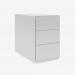Bisley Note Pedestal Light Grey 3 Drawer