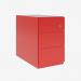Bisley Note Pedestal Cardinal Red 3 Drawer