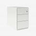 Bisley Note Pedestal Traffic White 3 Drawer