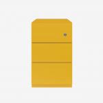 Bisley Note Pedestal Yellow 3 Drawer