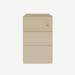Bisley Note Pedestal Natural Canvas 3 Drawer