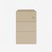 Bisley Note Pedestal Natural Canvas 3 Drawer