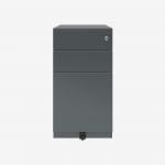 Bisley Note Pedestal Anthracite Grey 3 Drawer