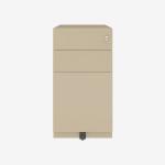 Bisley Note Pedestal Natural Canvas 3 Drawer