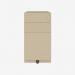 Bisley Note Pedestal Natural Canvas 3 Drawer