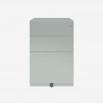 Bisley Note Pedestal Bisley Silver 3 Drawer