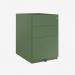 Bisley Note Pedestal Olive Green 3 Drawer