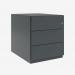Bisley Note Pedestal Anthracite Grey 3 Drawer