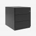 Bisley Note Pedestal Black 3 Drawer