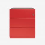 Bisley Note Pedestal Cardinal Red 3 Drawer