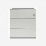 Bisley Note Pedestal Traffic White 3 Drawer