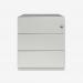 Bisley Note Pedestal Traffic White 3 Drawer